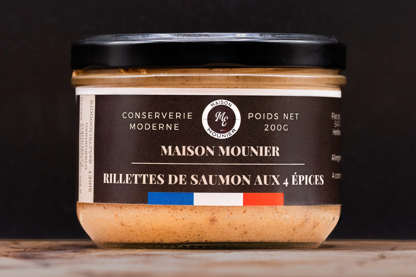 Rillette de saumon aux 4 épices
